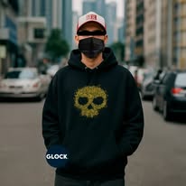 SDZR00 - SUDADERA ZERO NEGRO