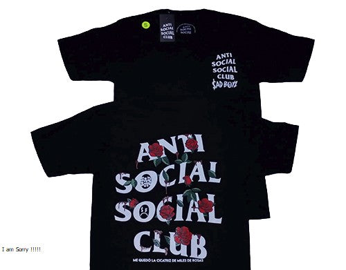 plant02 ANTI SOCIAL ANTI SOCIAL PLAYERA CUELLO REDONDO
