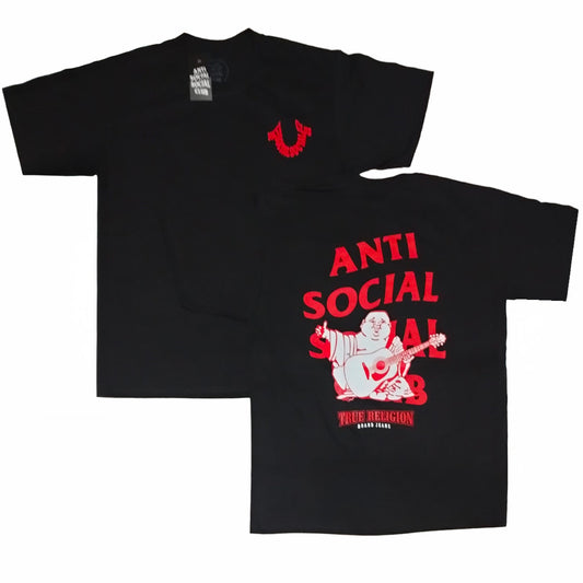 plant09 ANTI SOCIAL ANTI SOCIAL PLAYERA CUELLO REDONDO