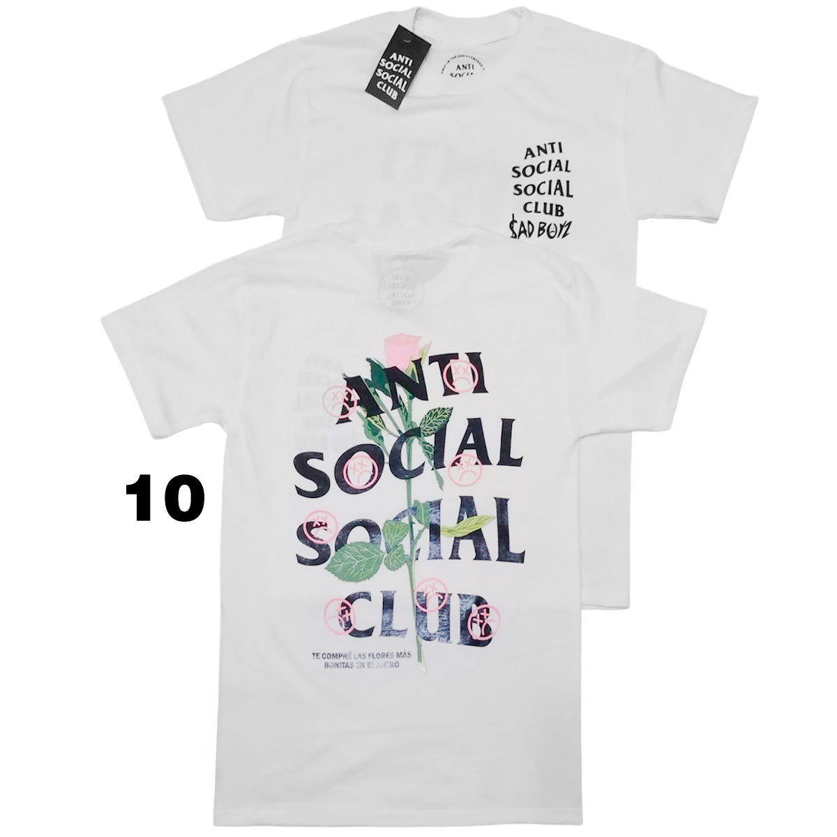 plant10 ANTI SOCIAL ANTI SOCIAL PLAYERA CUELLO REDONDO