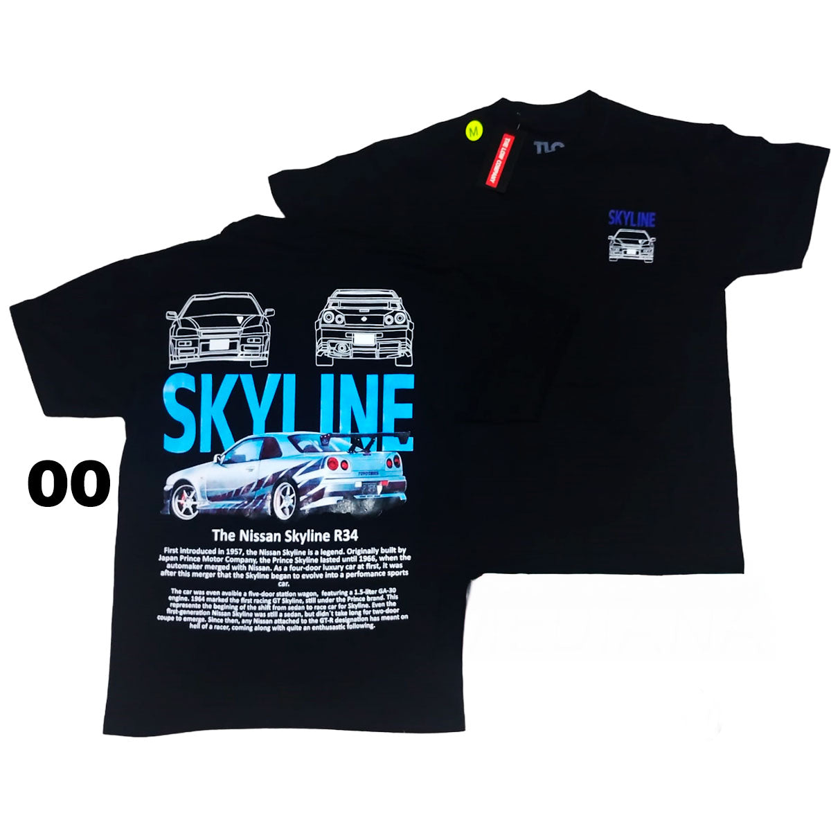 PLCAR00 SKYLINE CUELLO REDONDO