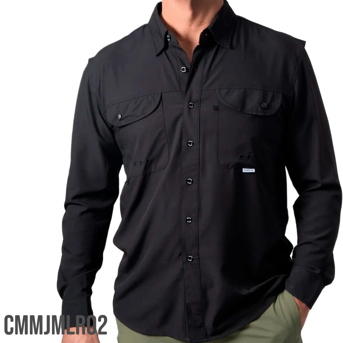 CMMJMLR02 - CAMISA MAJA NEGRO