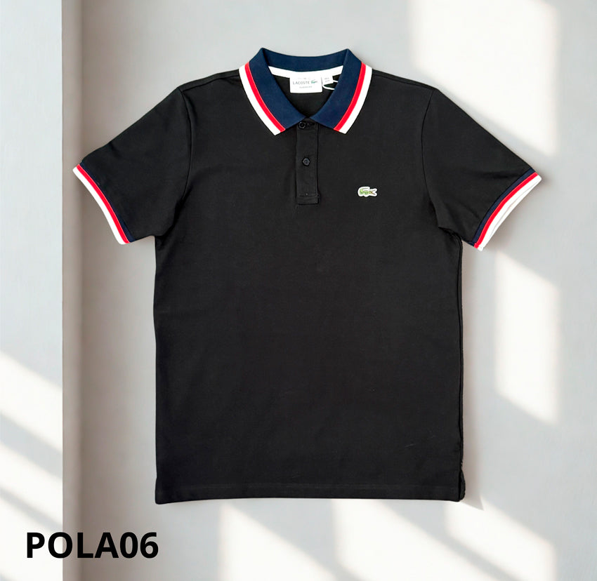 POLO LACOSTE COLOR NEGRO POLC06