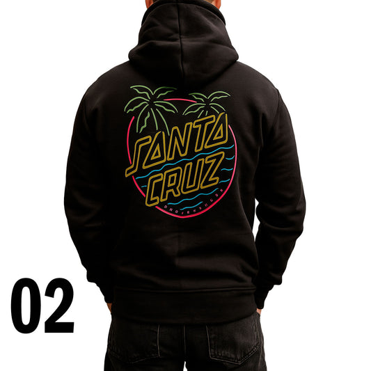 SDSC02 - SUDADERA SANTA CRUZ NEGRA