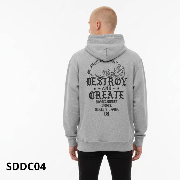 SUDADERA DCSHOES GRIS DDC04