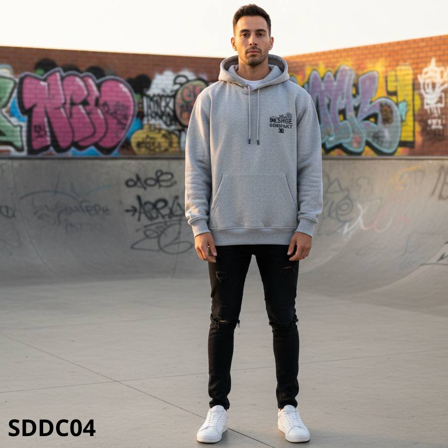 SUDADERA DCSHOES GRIS DDC04