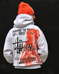 SDSTU01 - SUDADERA STUSSY GRIS