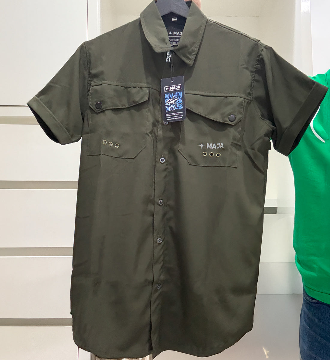 CMMJMCR00 CAMISA MAJA VERDE