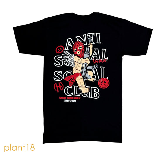 ANTI SOCIAL PLAYERA CUELLO REDONDO plant18