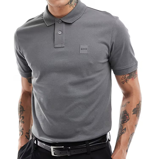 POLO BOSS GRIS POBS00