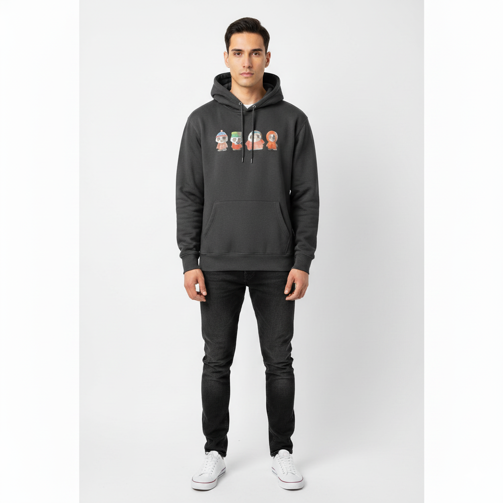 SDZR01 - SUDADERA ZERO COLOR  NEGRO