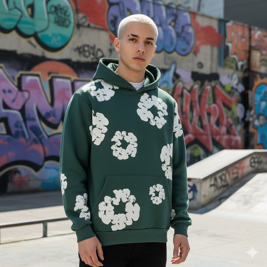 SDDT00 - SUDADERA DENIM VERDE