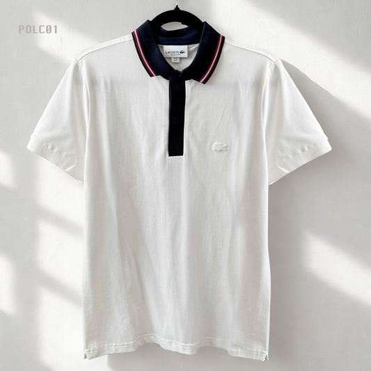 POLO LACOSTE COLOR BLANCO POLC01