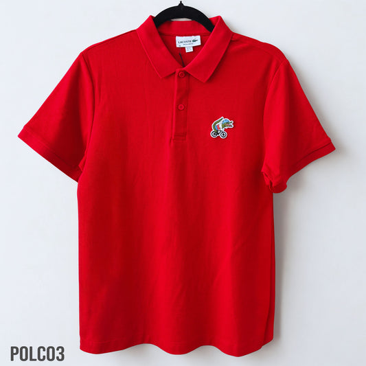 POLO LACOSTE COLOR ROJO POLC03