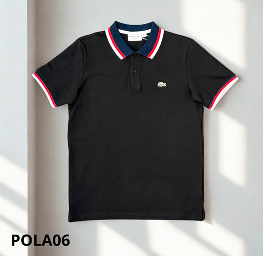POLO LACOSTE COLOR NEGRO POLC06