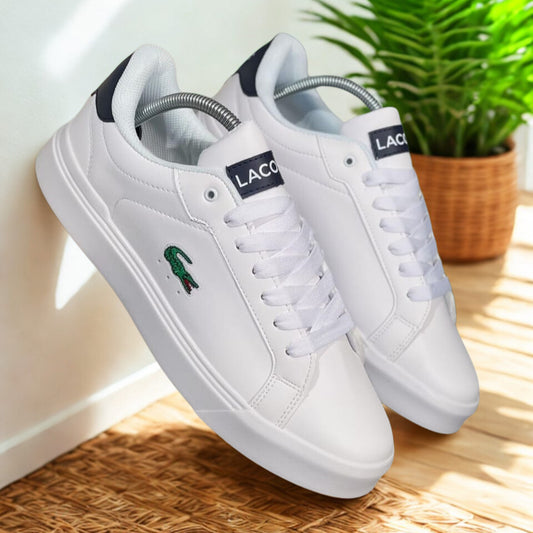 TENIS LACOSTE COLOR BLANCO/AZUL TNLC03